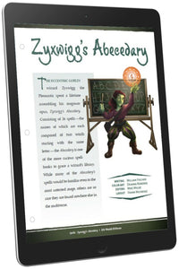 Spells: Zyxwigg's Abecedary (D&D 5e)