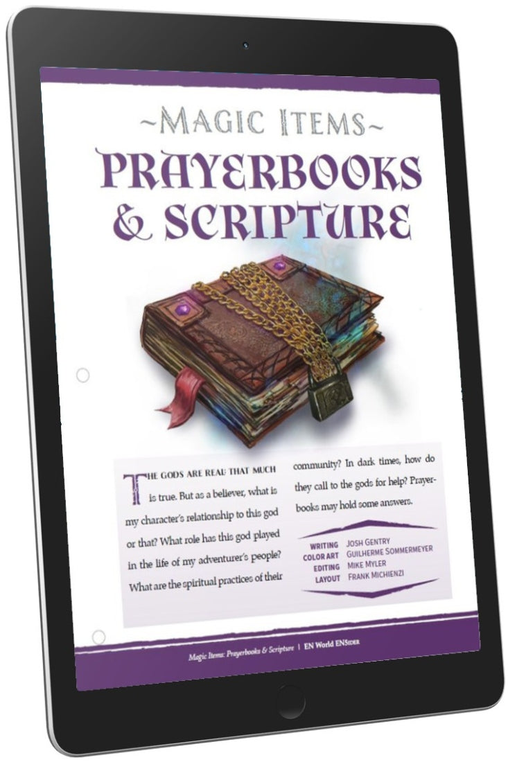 Magic Items: Prayerbooks & Scripture (D&D 5e)