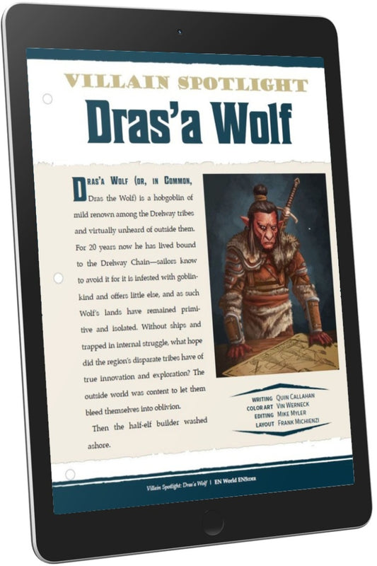 Villain Spotlight: Dras'a Wolf (D&D 5e)