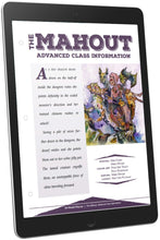 Load image into Gallery viewer, The Mahout: Advanced Class Information (D&amp;D 5e)