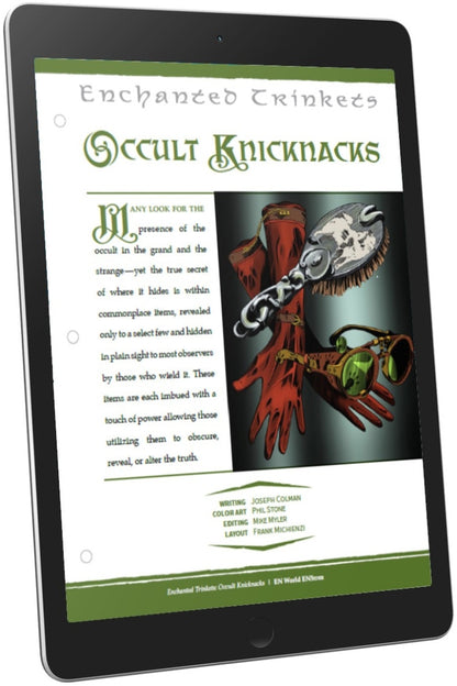 Enchanted Trinkets: Occult Knicknacks (D&D 5e)