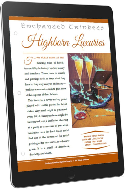 Enchanted Trinkets: Highborn Luxuries (D&D 5e)