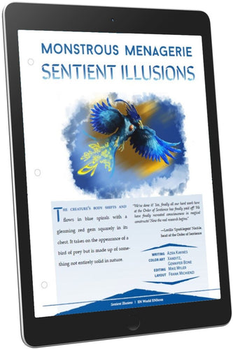 Monstrous Menagerie: Sentient Illusions (D&D 5e)