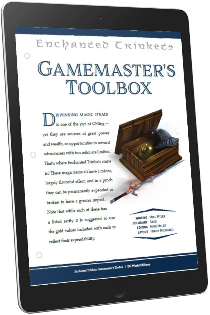 Enchanted Trinkets: Gamemaster's Toolbox (D&D 5e)