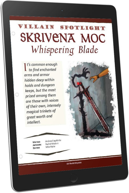 Villain Spotlight: Skrivena Moc (D&D 5e)