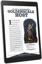 Load image into Gallery viewer, Allies &amp; Adversaries: Goldenscale Host (D&amp;D 5e)