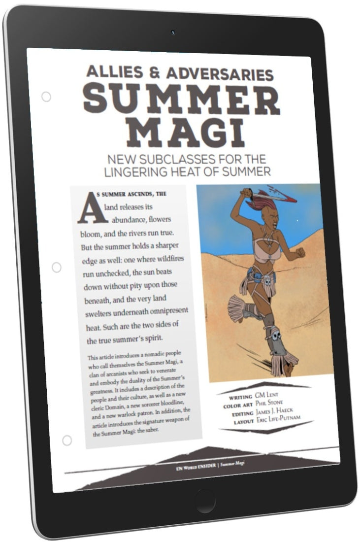 Allies & Adversaries: Summer Magi (D&D 5e)