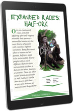 Load image into Gallery viewer, Expanded Races: Half-Orc (D&amp;D 5e)