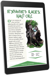 Expanded Races: Half-Orc (D&D 5e)
