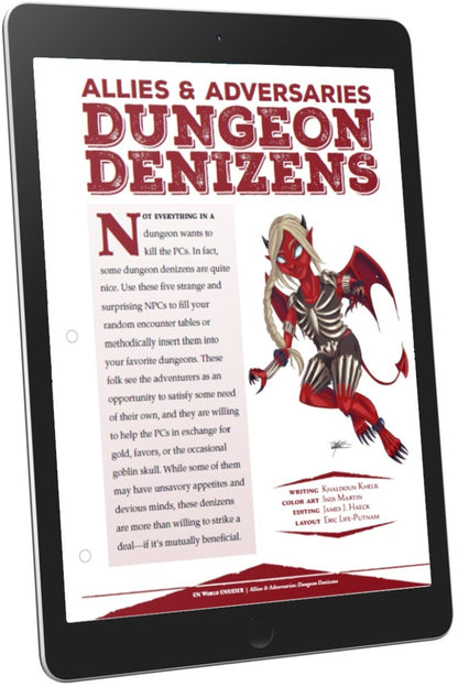 Allies & Adversaries: Dungeon Denizens (D&D 5e)