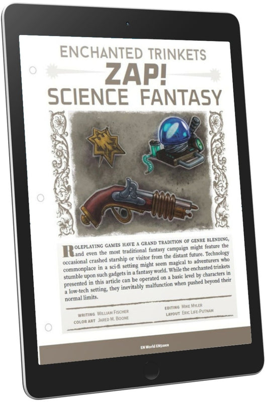 Enchanted Trinkets: Zap! Science Fantasy (D&D 5e)