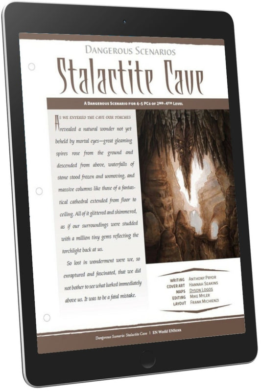 Dangerous Scenarios: Stalactite Cave (D&D 5e)