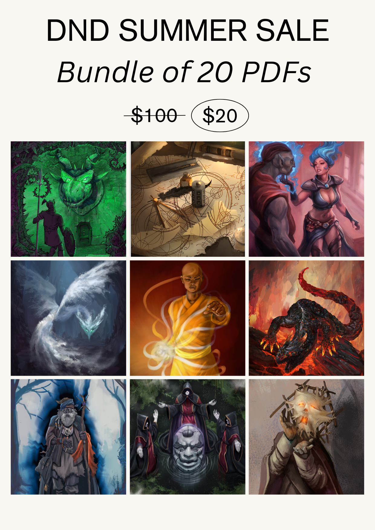 DnD Summer Sale - Bundle of 20