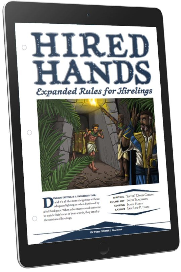 Hired Hands: Expanded Rules for Hirelings (D&D 5e)