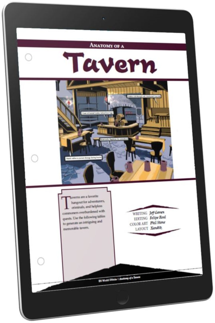 Anatomy of a Tavern (D&D 5e)