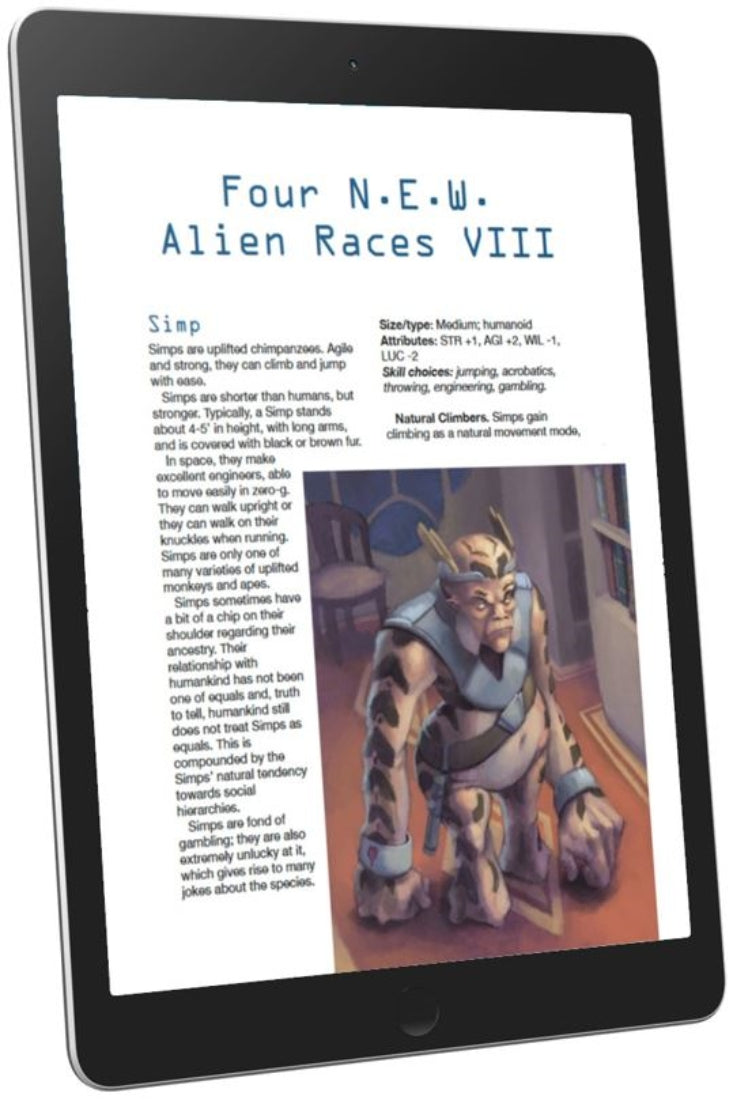 Four N.E.W. Alien Races VIII (WOIN)