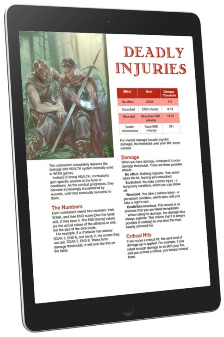 Deadly Injuries (WOIN)