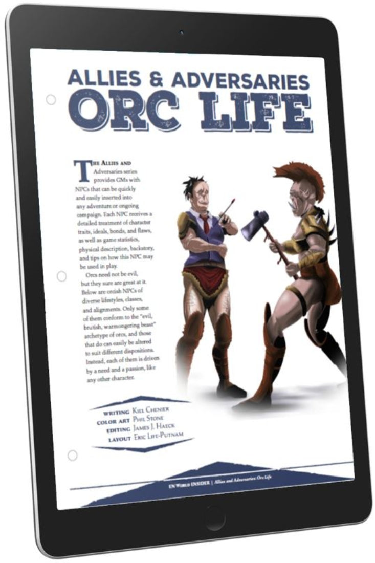 Allies & Adversaries: Orc Life (D&D 5e)