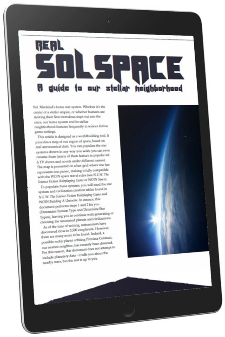 Real Solspace: A Guide To Our Stellar Neighborhood (WOIN)