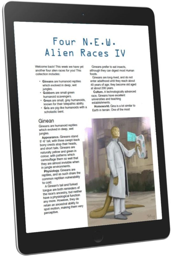Four N.E.W. Alien Races IV (WOIN)