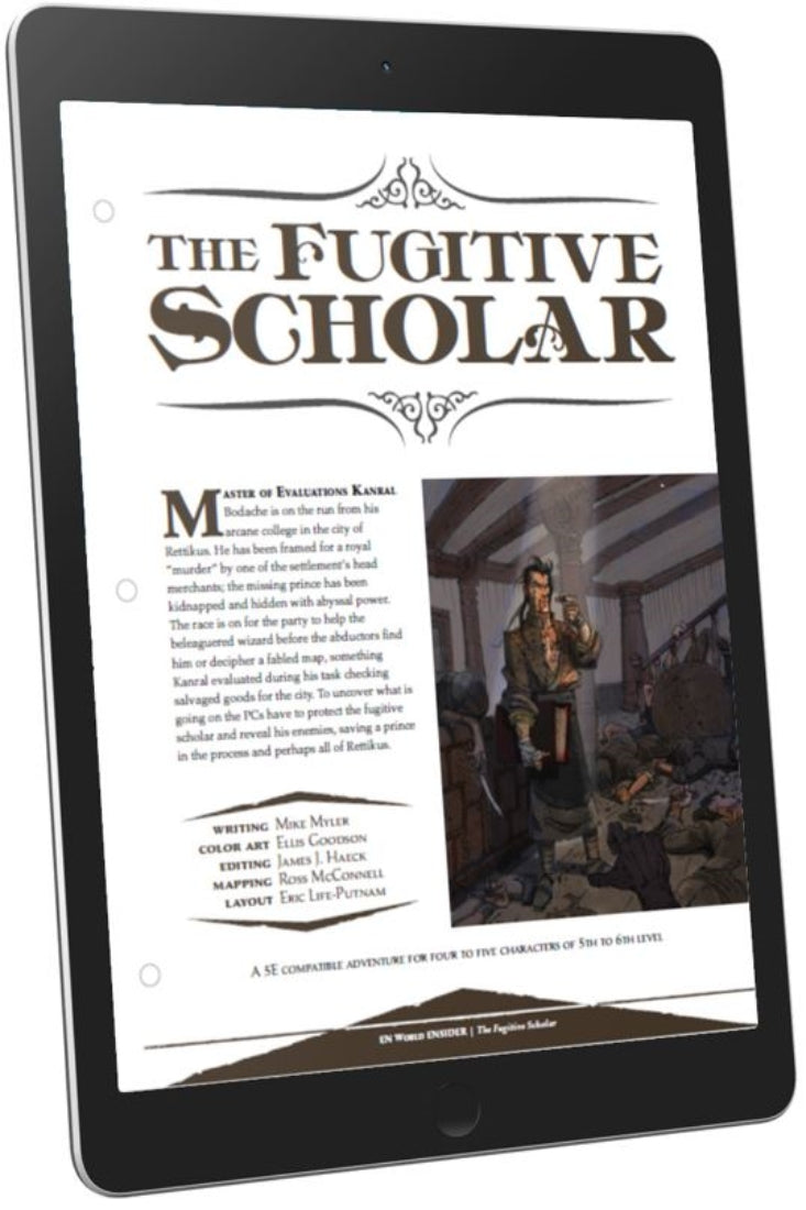 The Fugitive Scholar (D&D 5e)