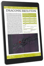Load image into Gallery viewer, Draconic Skeleton (WOIN)