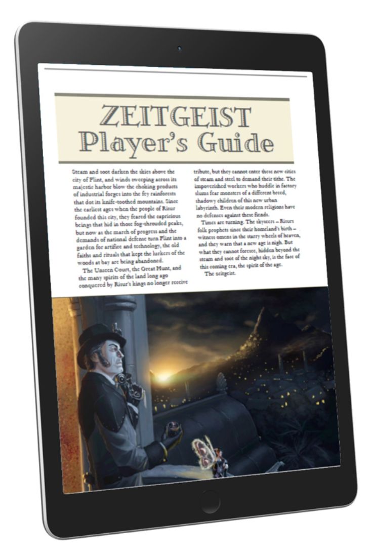 ZEITGEIST Player's Guide (WOIN)