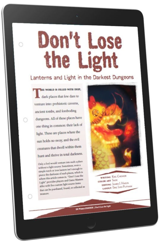 Don't Lose the Light (D&D 5e)