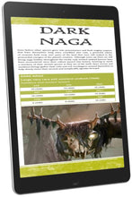 Load image into Gallery viewer, Dark Naga (D&amp;D 5e)
