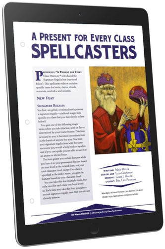 A Present for Every Class: Spellcasters (D&D 5e)