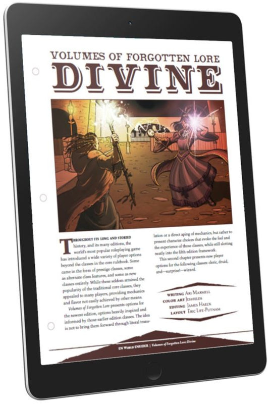 Volumes of Forgotten Lore: Divine (D&D 5e)