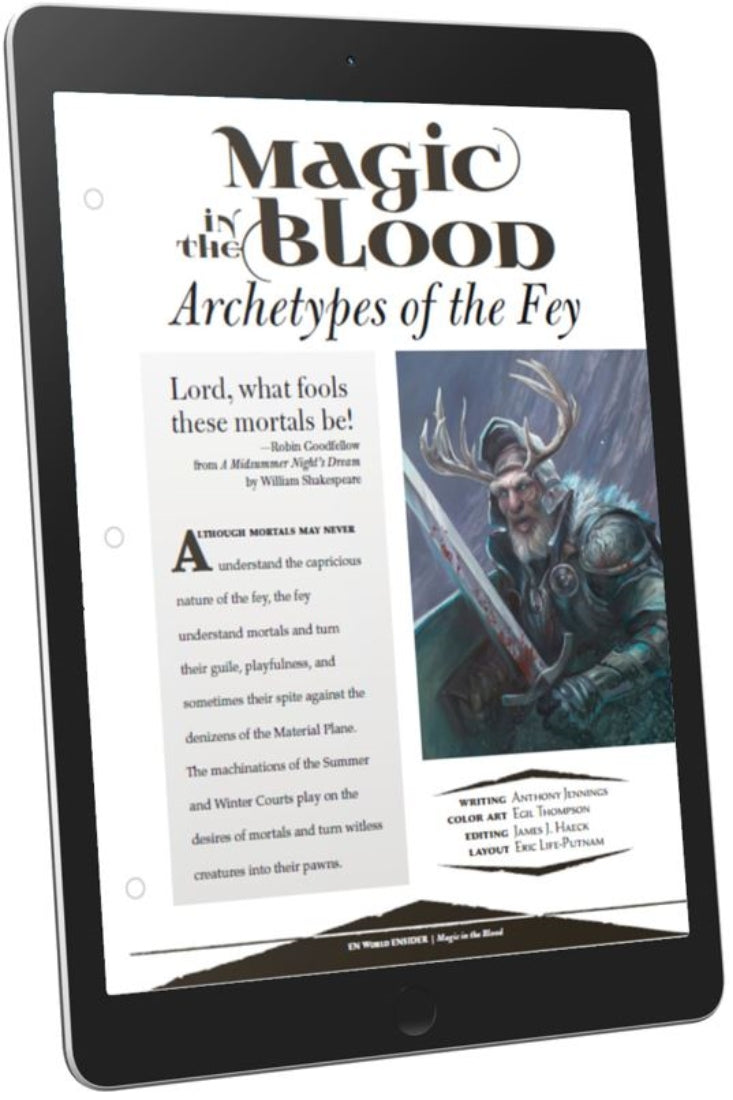 Magic in the Blood: Archetypes of the Fey (D&D 5e)