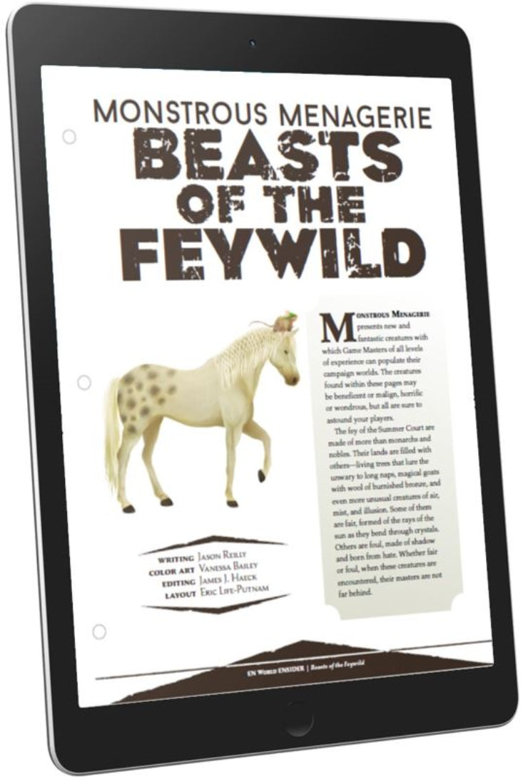 Monstrous Menagerie: Beasts of the Feywild (D&D 5e)