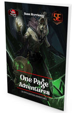 Load image into Gallery viewer, One-Page Adventures for D&amp;D 5E