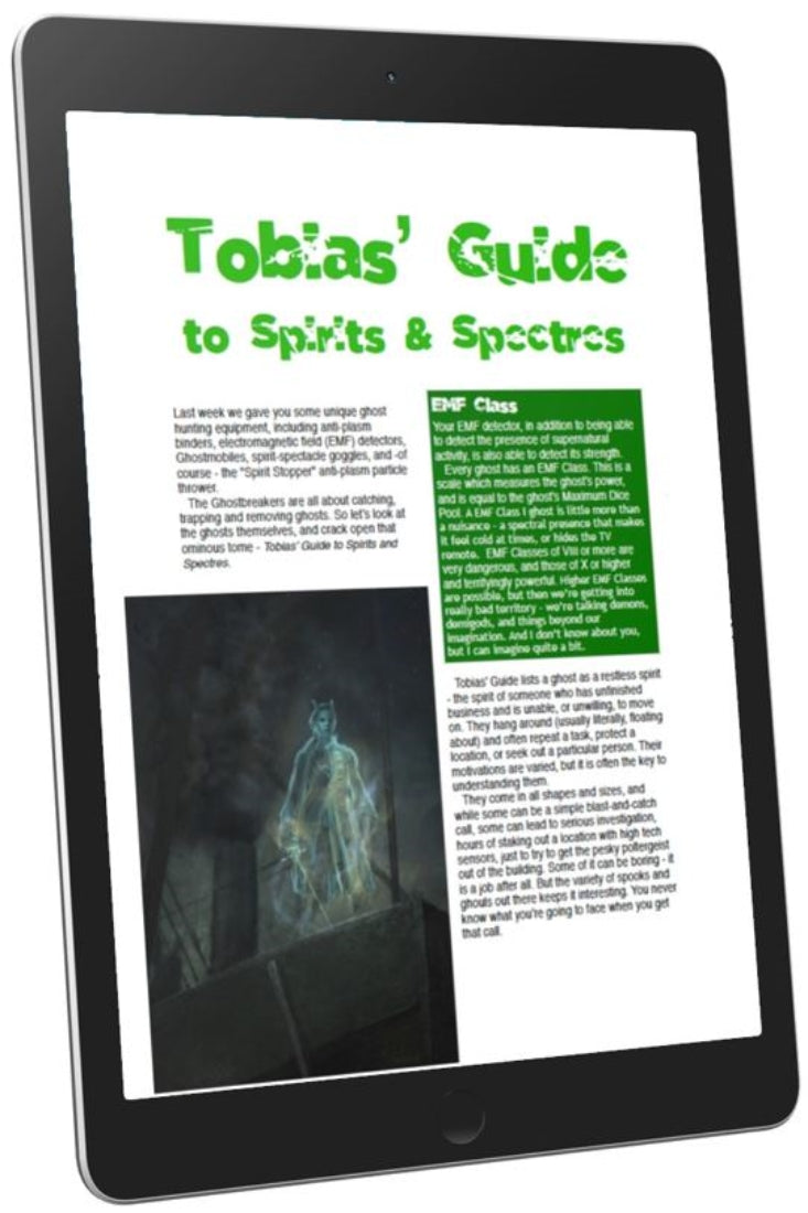 Tobias' Guide to Spirits & Spectres (WOIN)