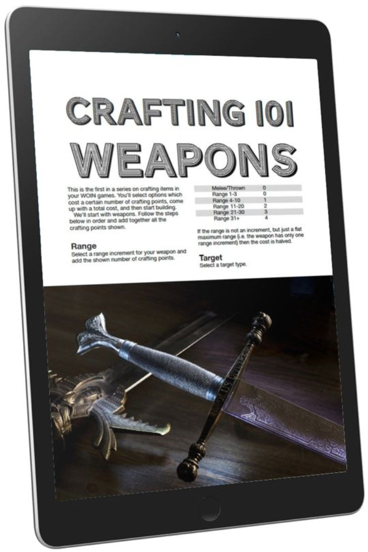 Crafting 101: Weapons (WOIN)