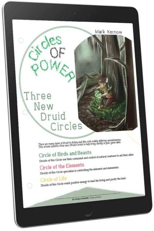 Circles of Power: Three New Druid Circles (D&D 5e)