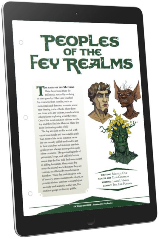 Peoples of the Fey Realms (D&D 5e)