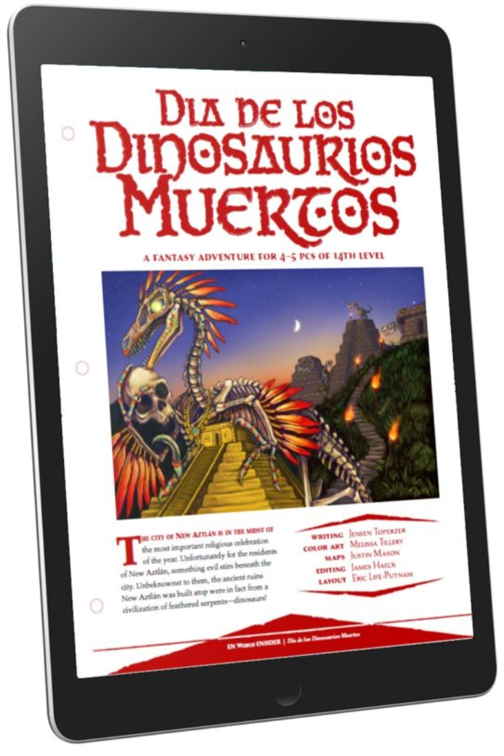 Día de los Dinosaurios Muertos (D&D 5e)