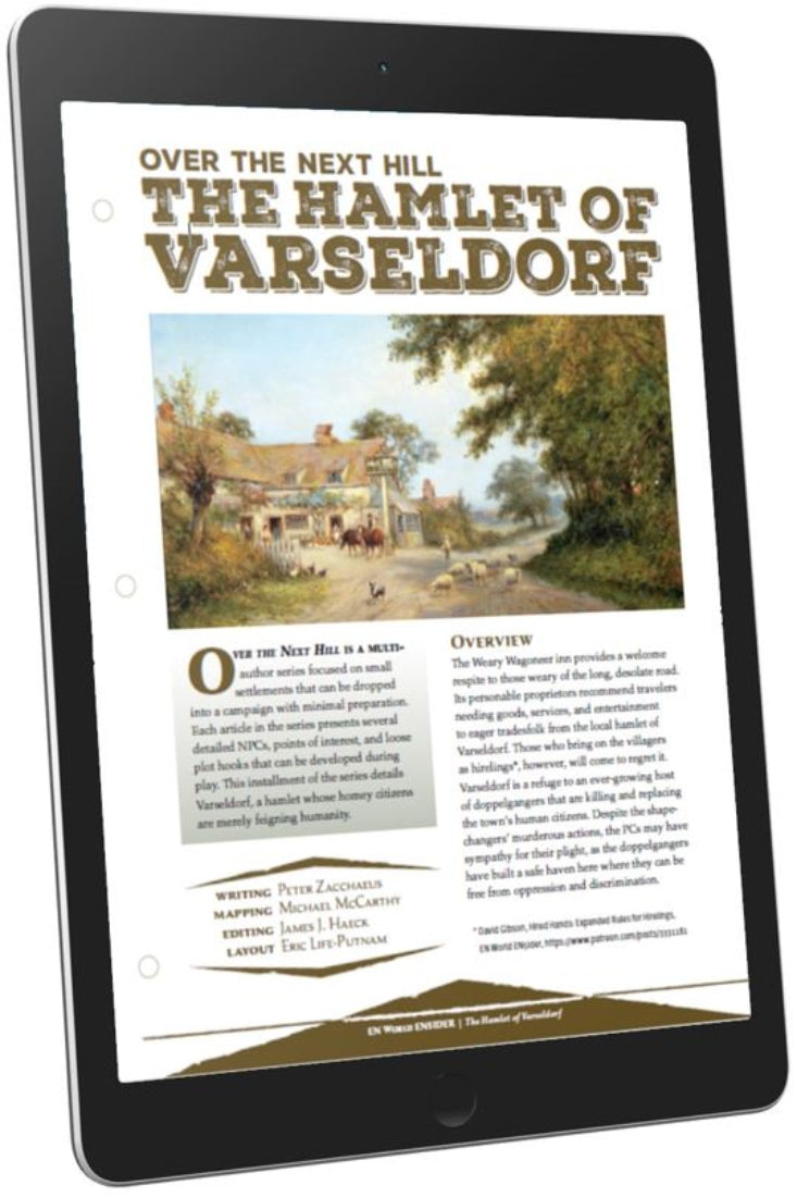 Over the Next Hill: The Hamlet of Varseldorf (D&D 5e)