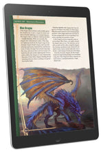 Load image into Gallery viewer, Level Up: Monstrous Menagerie Preview: Blue Dragon (A5E)
