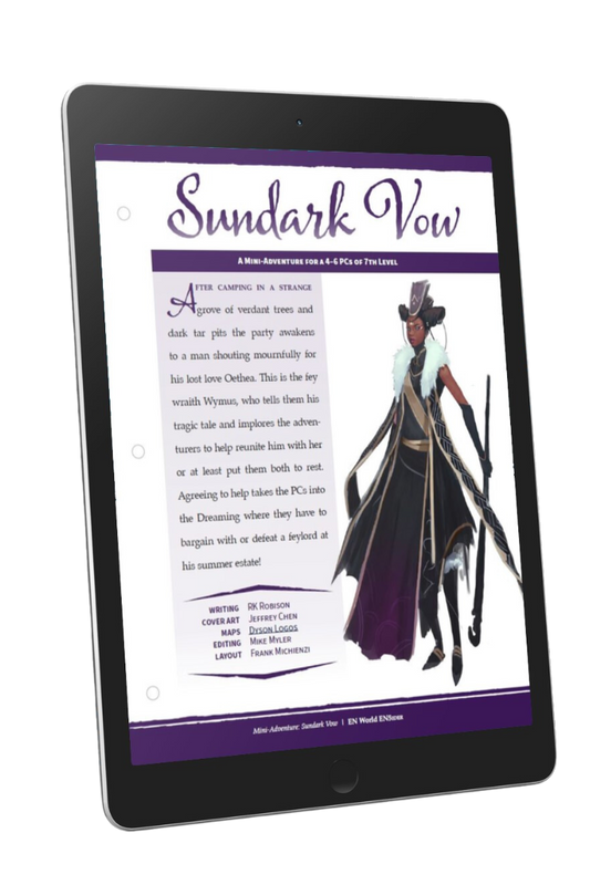 Mini-Adventure: Sundark Vow (D&D 5e)