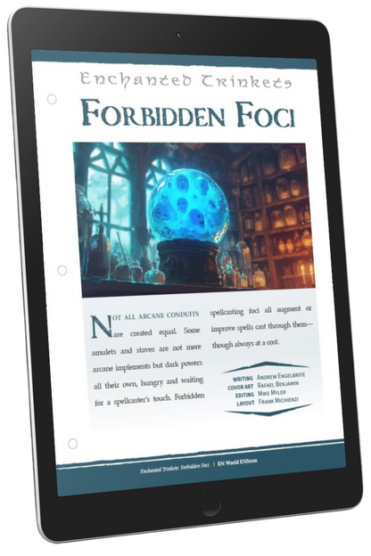 Enchanted Trinkets: Forbidden Foci (D&D 5e)