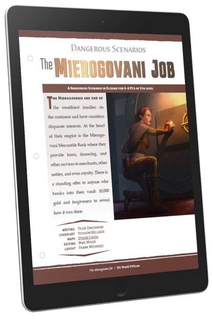 Dangerous Scenarios: The Mierogovani Job (D&D 5e)