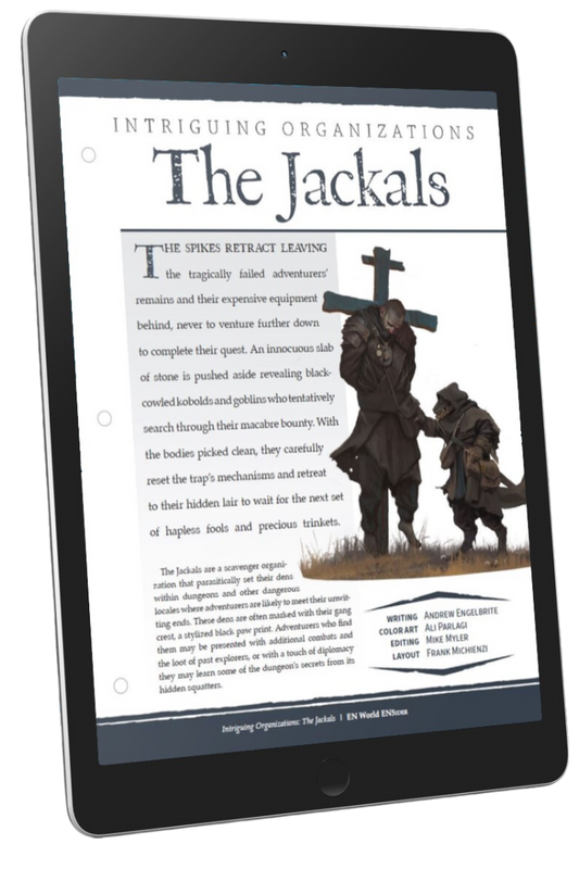 Intriguing Organizations: The Jackals (D&D 5e)