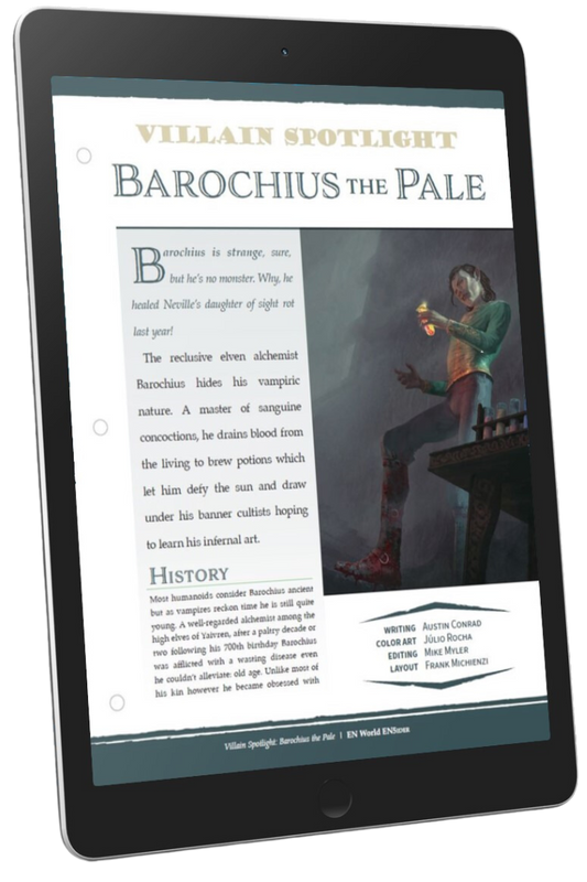 Villain Spotlight: Barochius the Pale (D&D 5e)