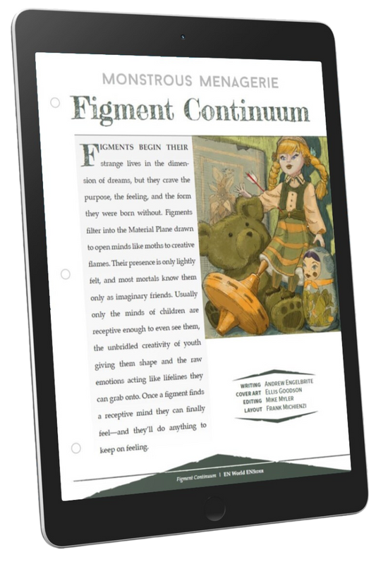 Monstrous Menagerie: Figment Continuum (D&D 5e)