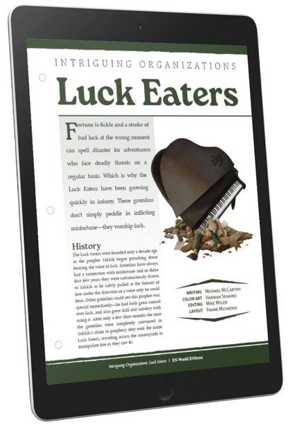 Intriguing Organizations: Luck Eaters (D&D 5e)