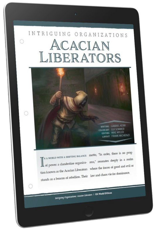 Intriguing Organizations: Acacian Liberators (D&D 5e)