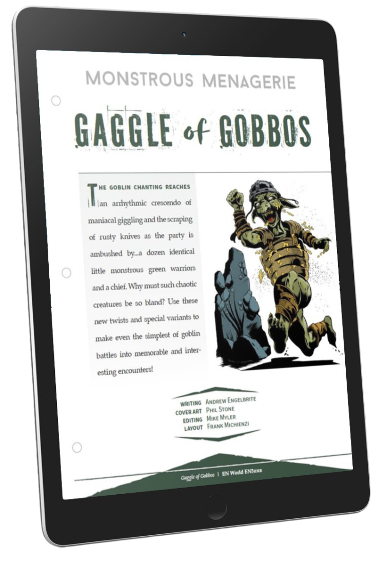 Monstrous Menagerie: Gaggle of Gobbos (D&D 5e)